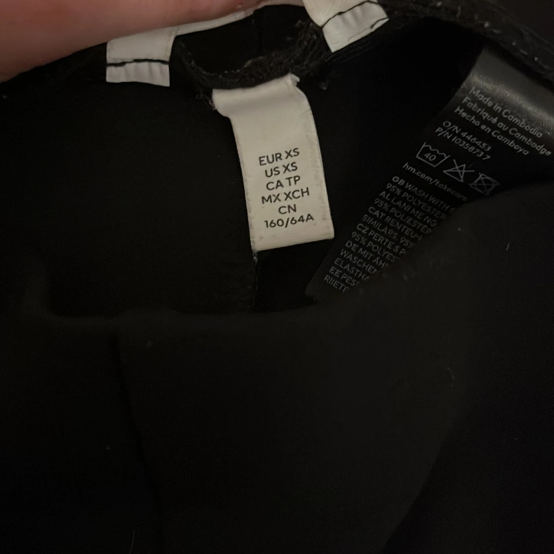 Svarta bootcut byxor från H&M XS - 2