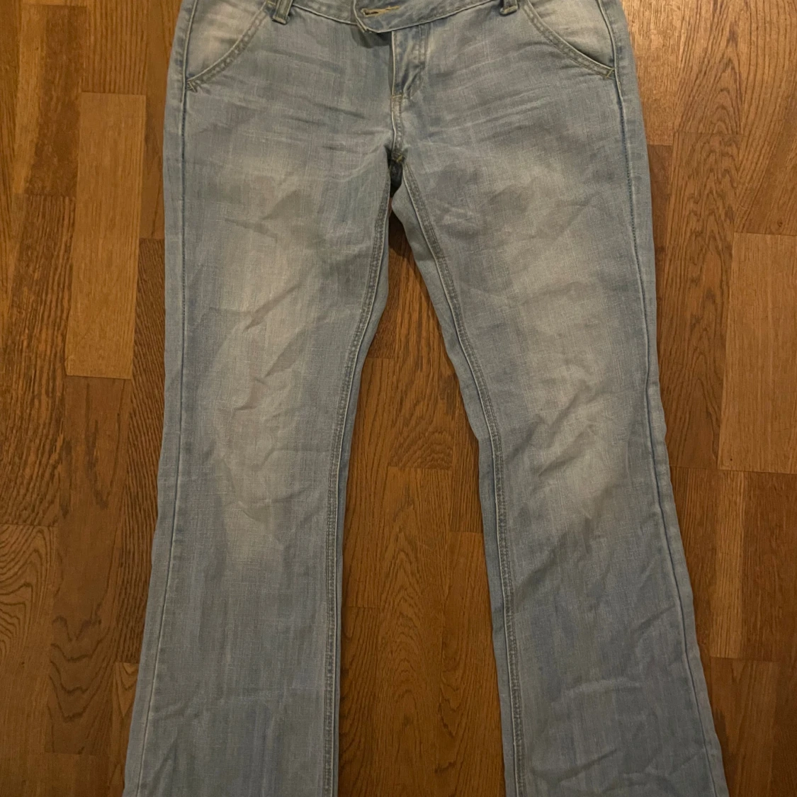 Vintage Bootcut ljusblå jeans - 3