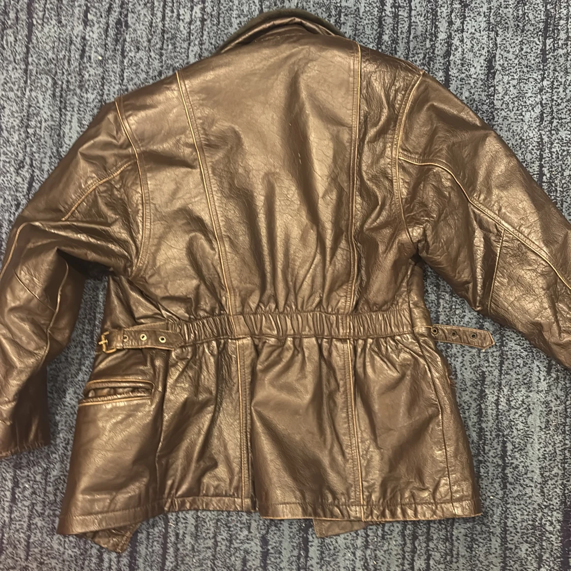 Läder jacka - 3