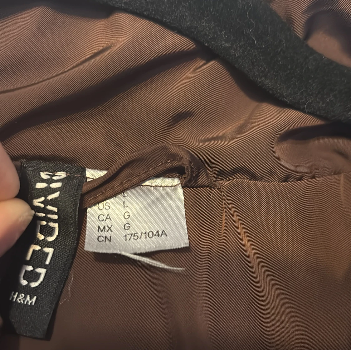 Brun dunväst från H&M Divided L - 1