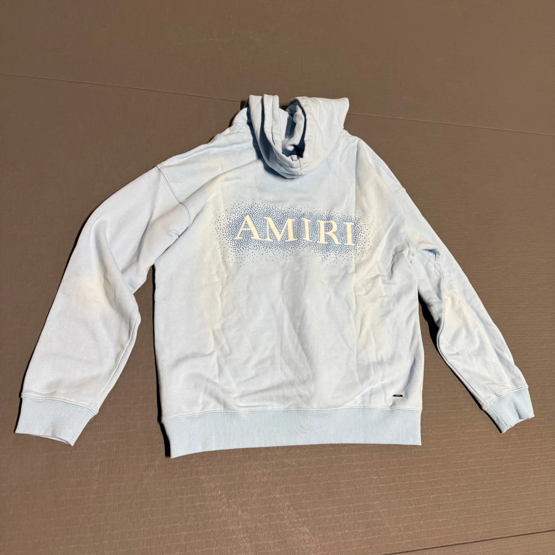 Ljusblå AMIRI hoodie  - 1