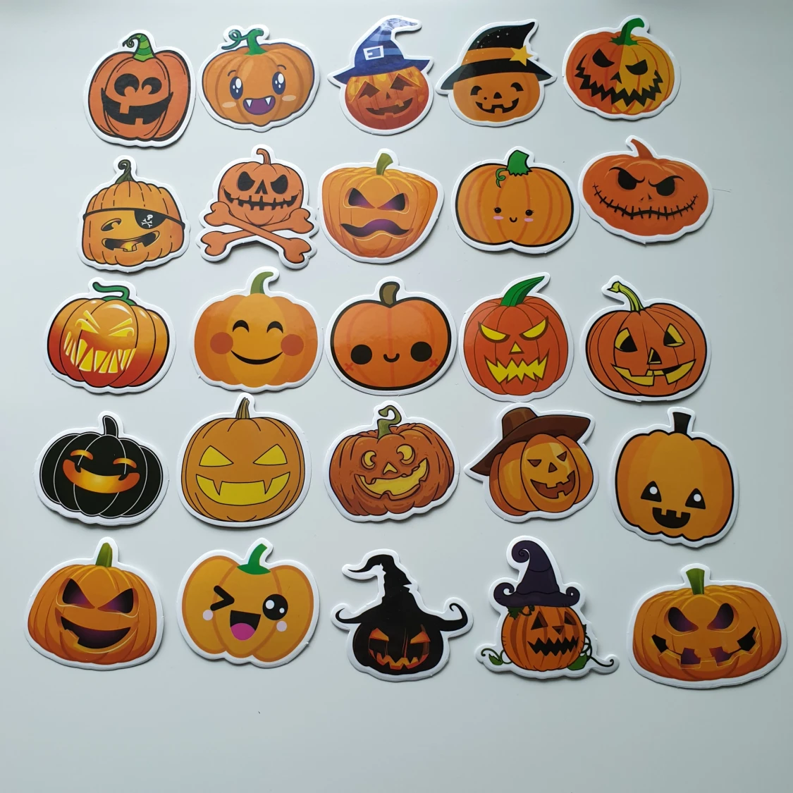 25st Halloween Pumpkin Stickers - 1