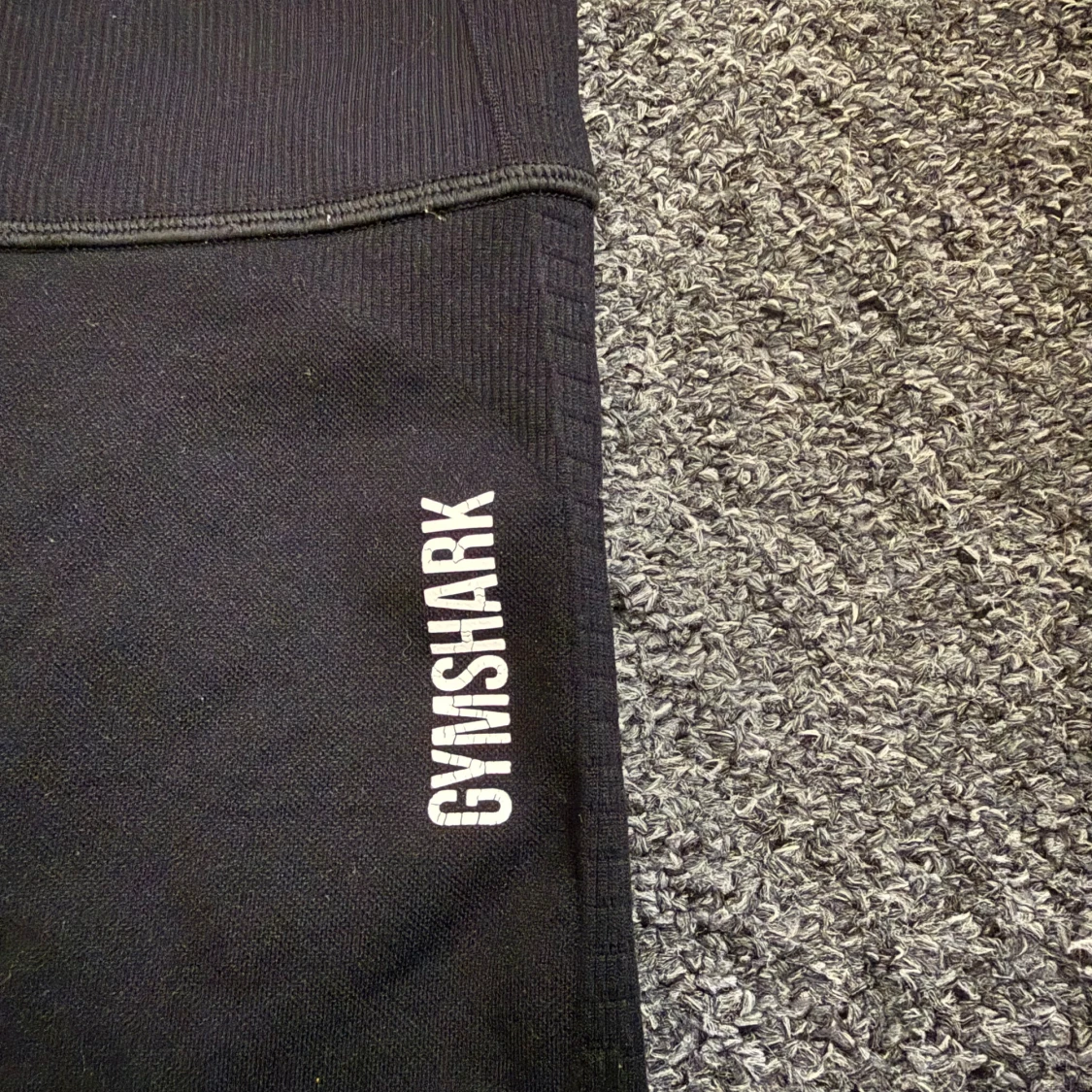 Svarta Gymshark leggings med hög midja - 2