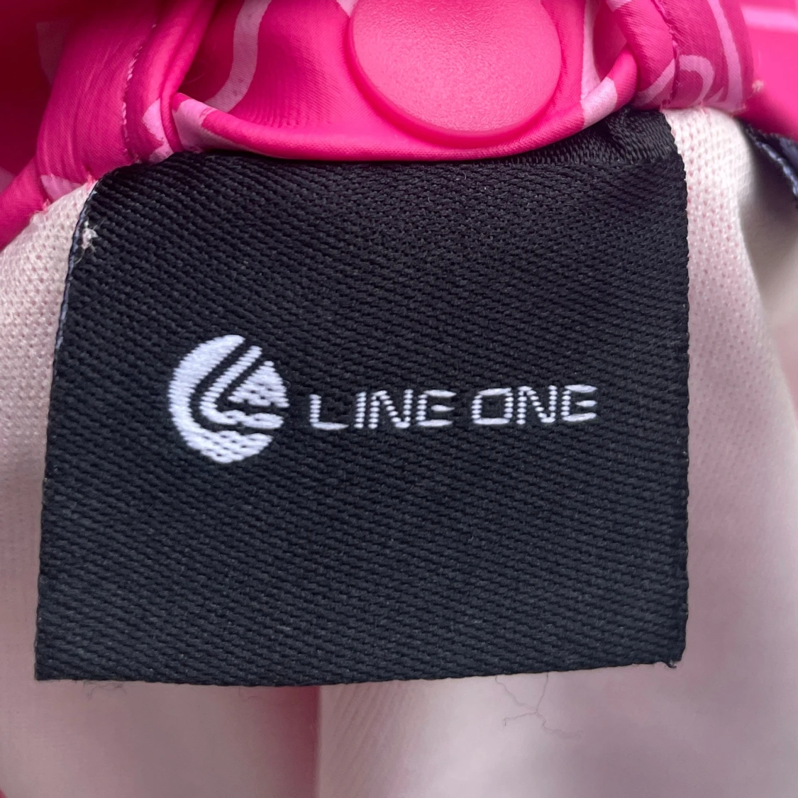 Rosa regnjacka med kronmönster Line One - 2