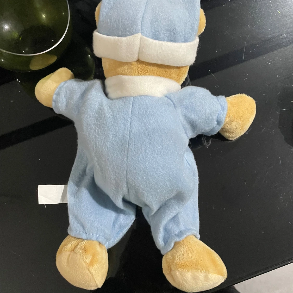 Teddy Bear I Love You Blue Pajamas - 1