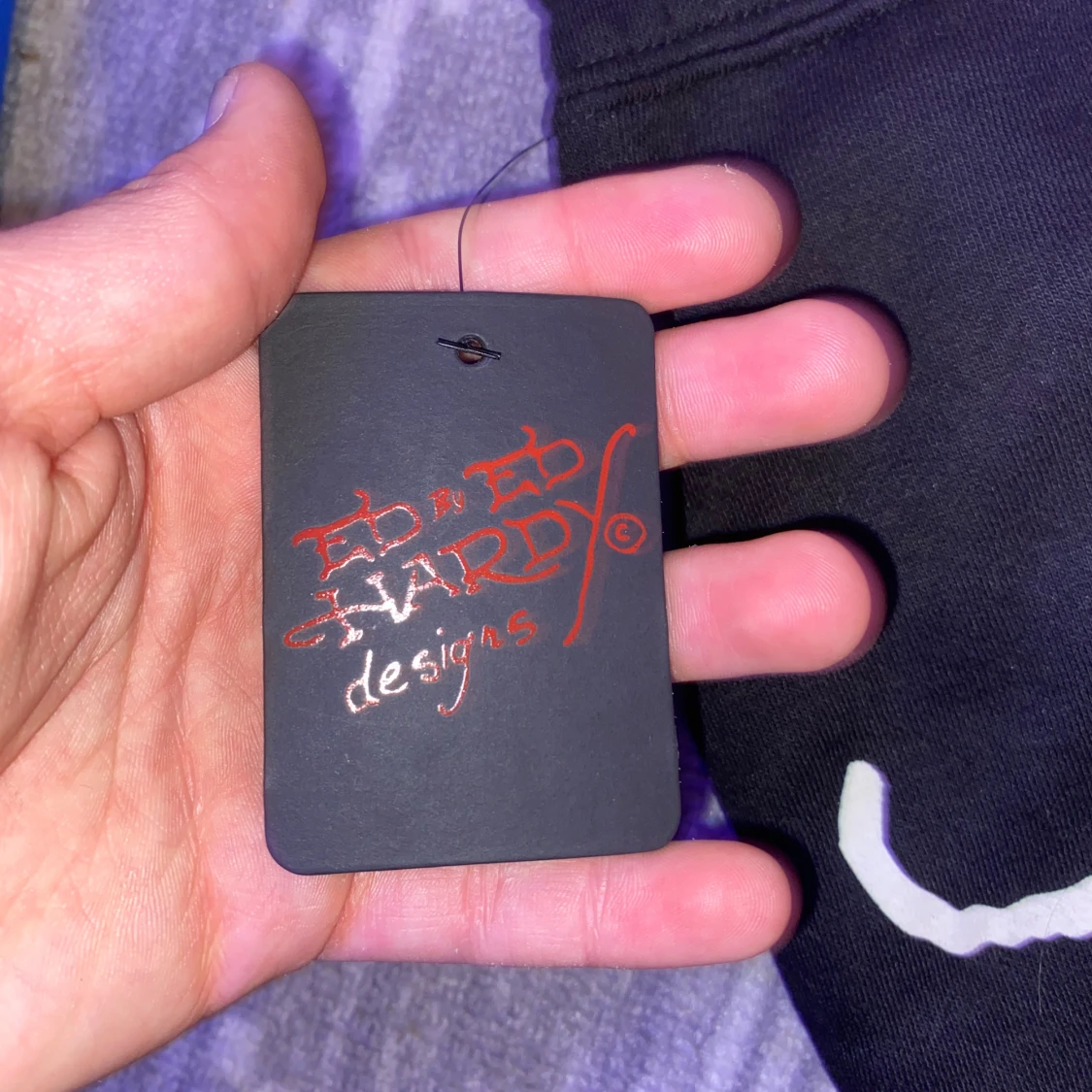 Svarta Ed Hardy mjukisbyxor M - 3