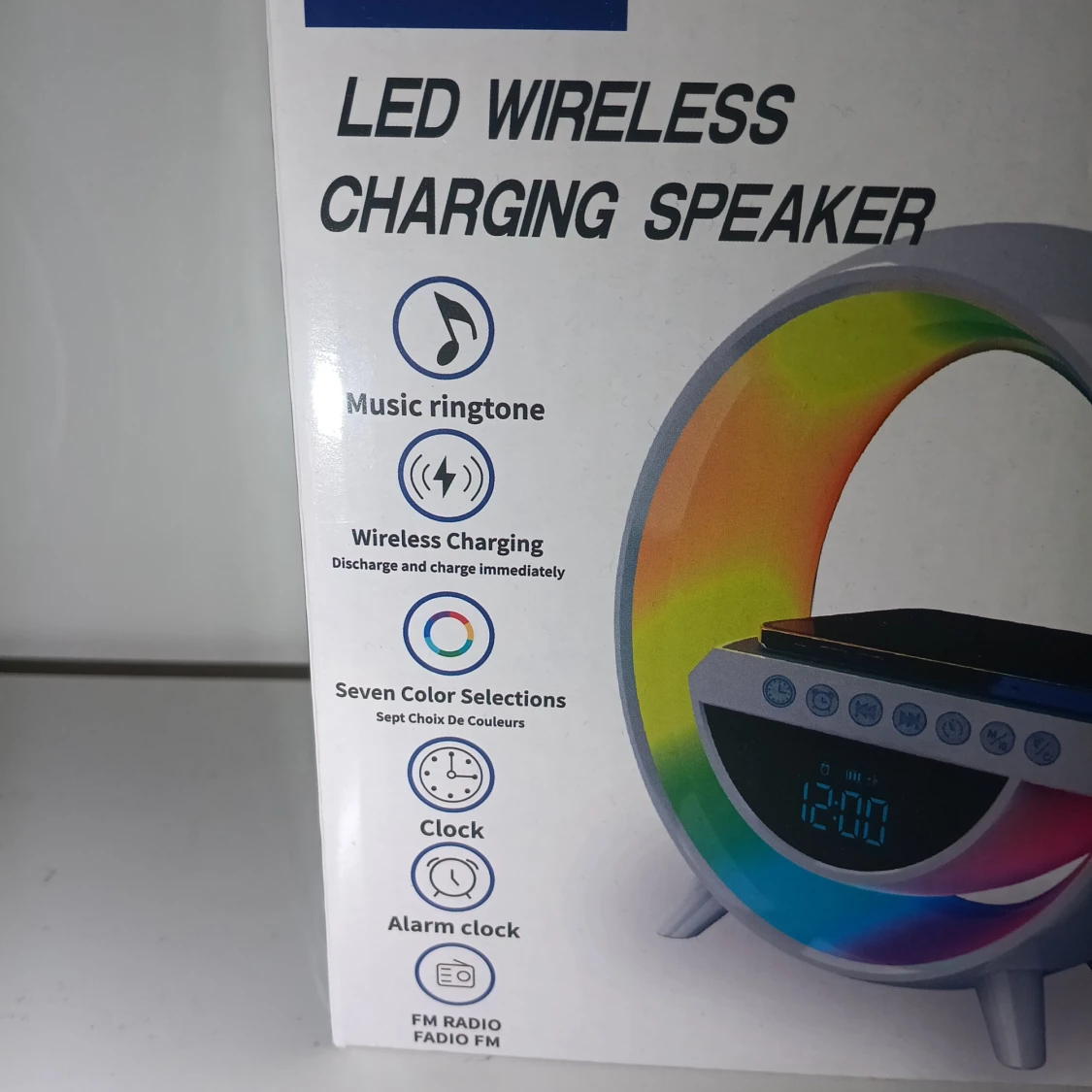 Mini3401 LED Wireless Charging Speaker - 4