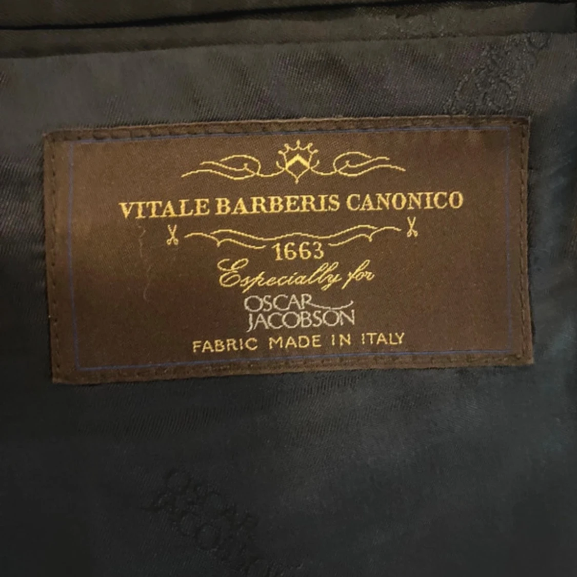 Mörkblå kavaj Oscar Jacobson 48 - 2