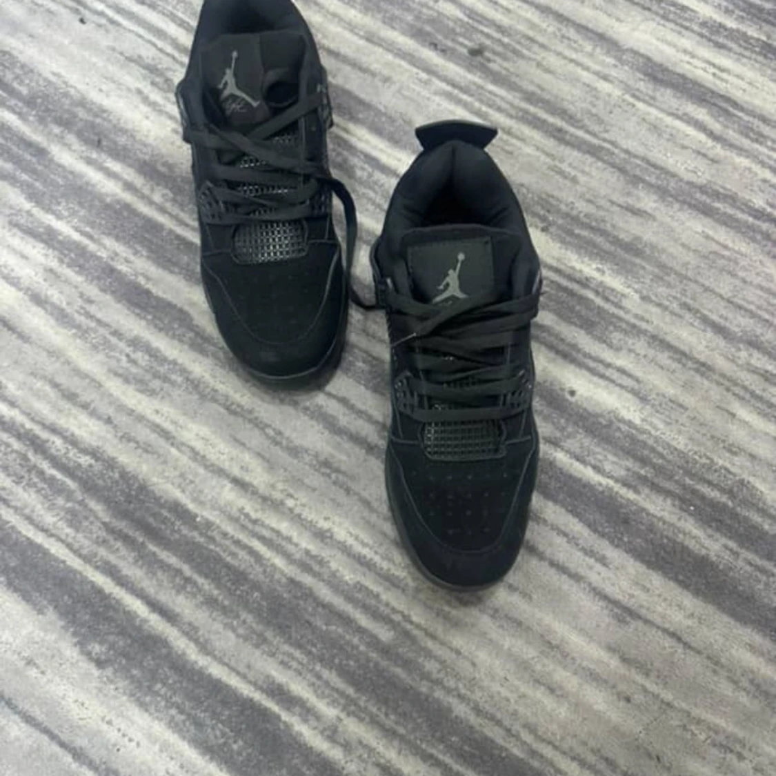 Svarta Nike Jordan 4 blac cat sneakers - 2