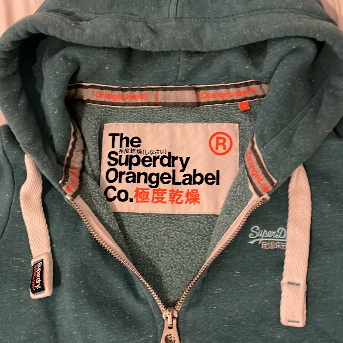 Superdry grön hoodie - 1