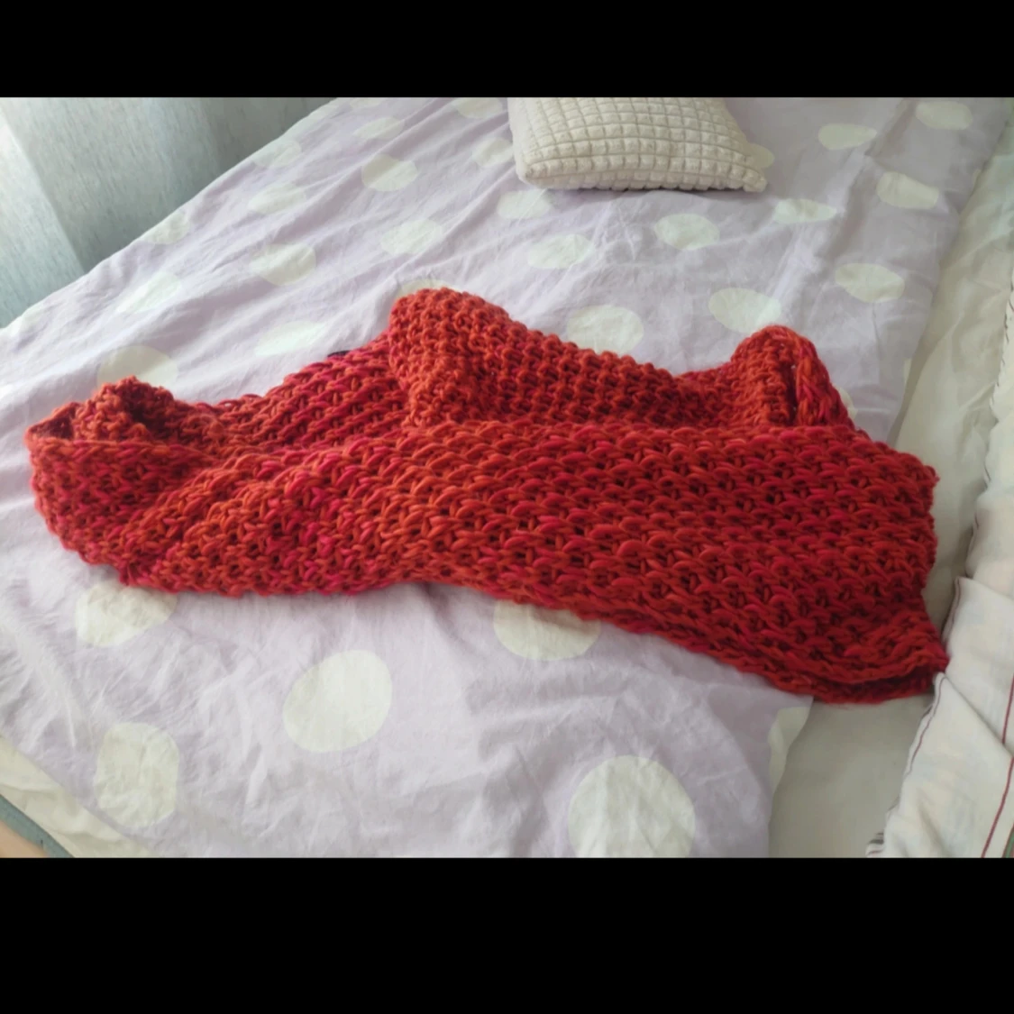 Halsduk Indiska röd/orange, ny! - 2