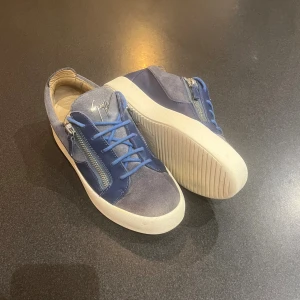 Unika Giuseppe Zanotti Skor - Ett par otroligt snygga och unika Giuseppe’s. Dom är i bra skick förutom en liten missfärgning som syns på hälen på den 3e bilden. Skorna är i storlek 41 och är true to size. Skick: 7,5/10. Nypris: ca 6000kr