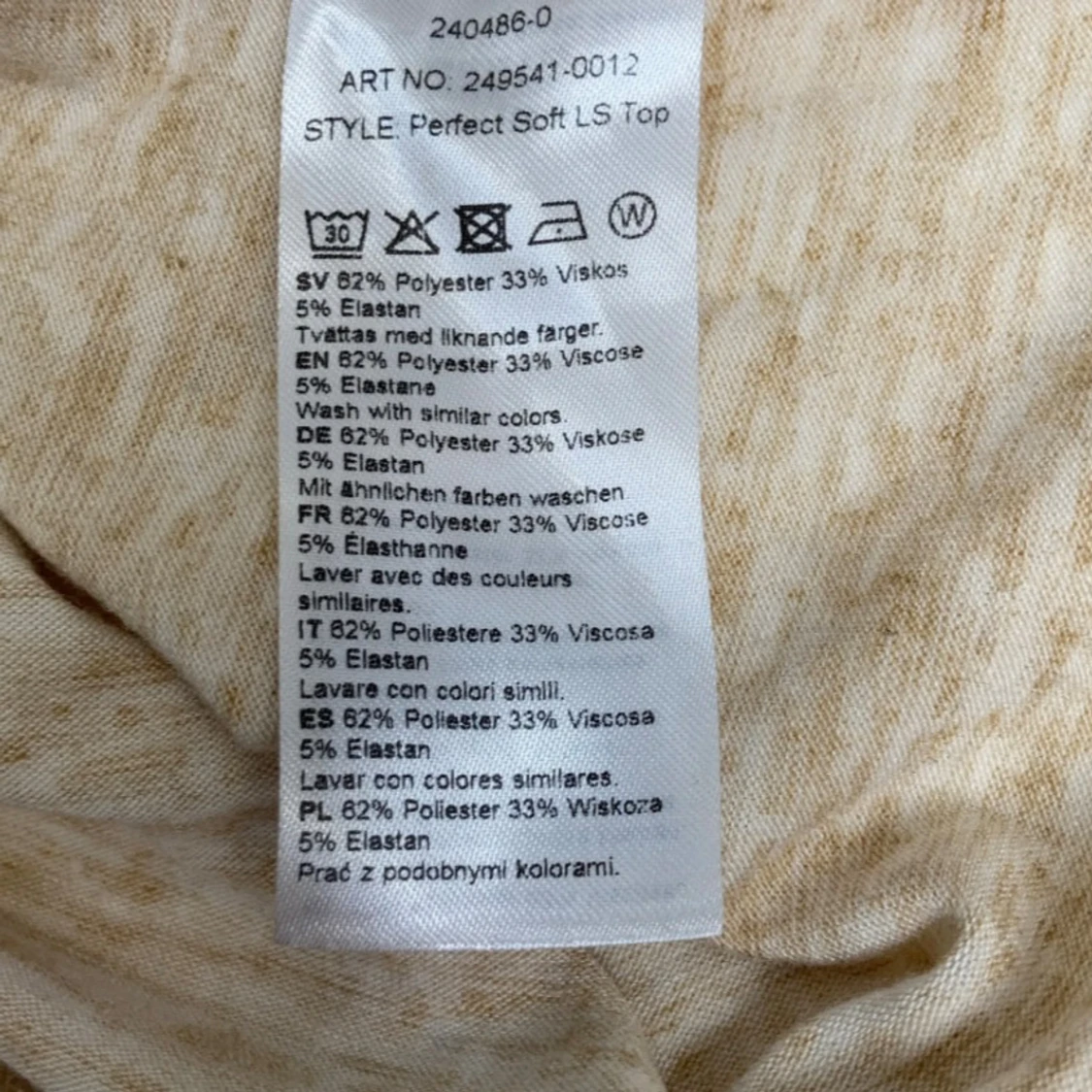 Beige långärmad topp från Nelly - 3