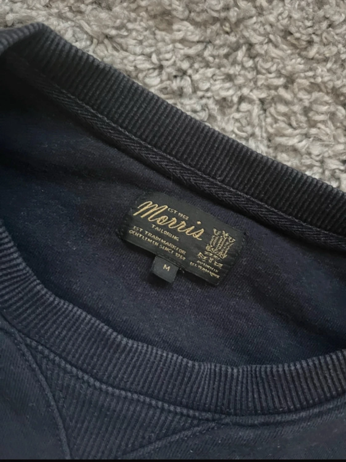 Mörkblå sweatshirt från Morris - 2