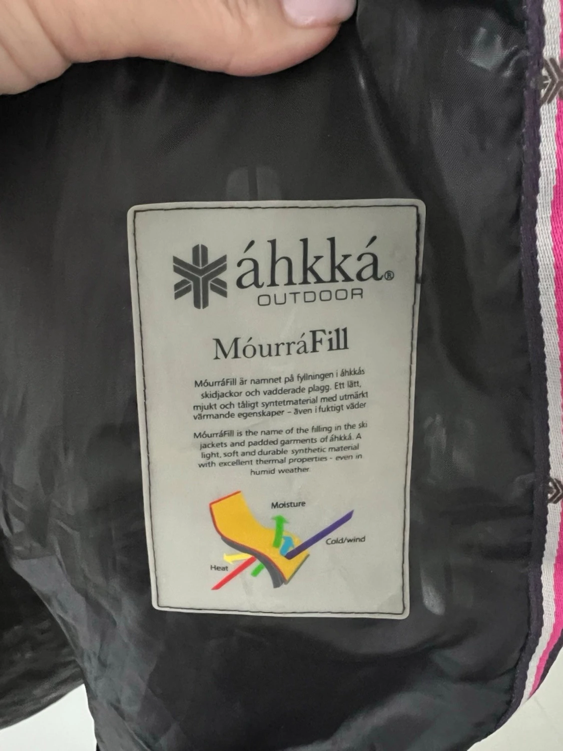 Svart lång pufferjacka från Áhkká- helt ny med lappar - 3