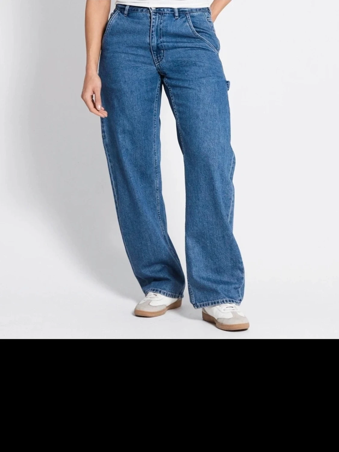 Blå wide jeans Labor XS - 1