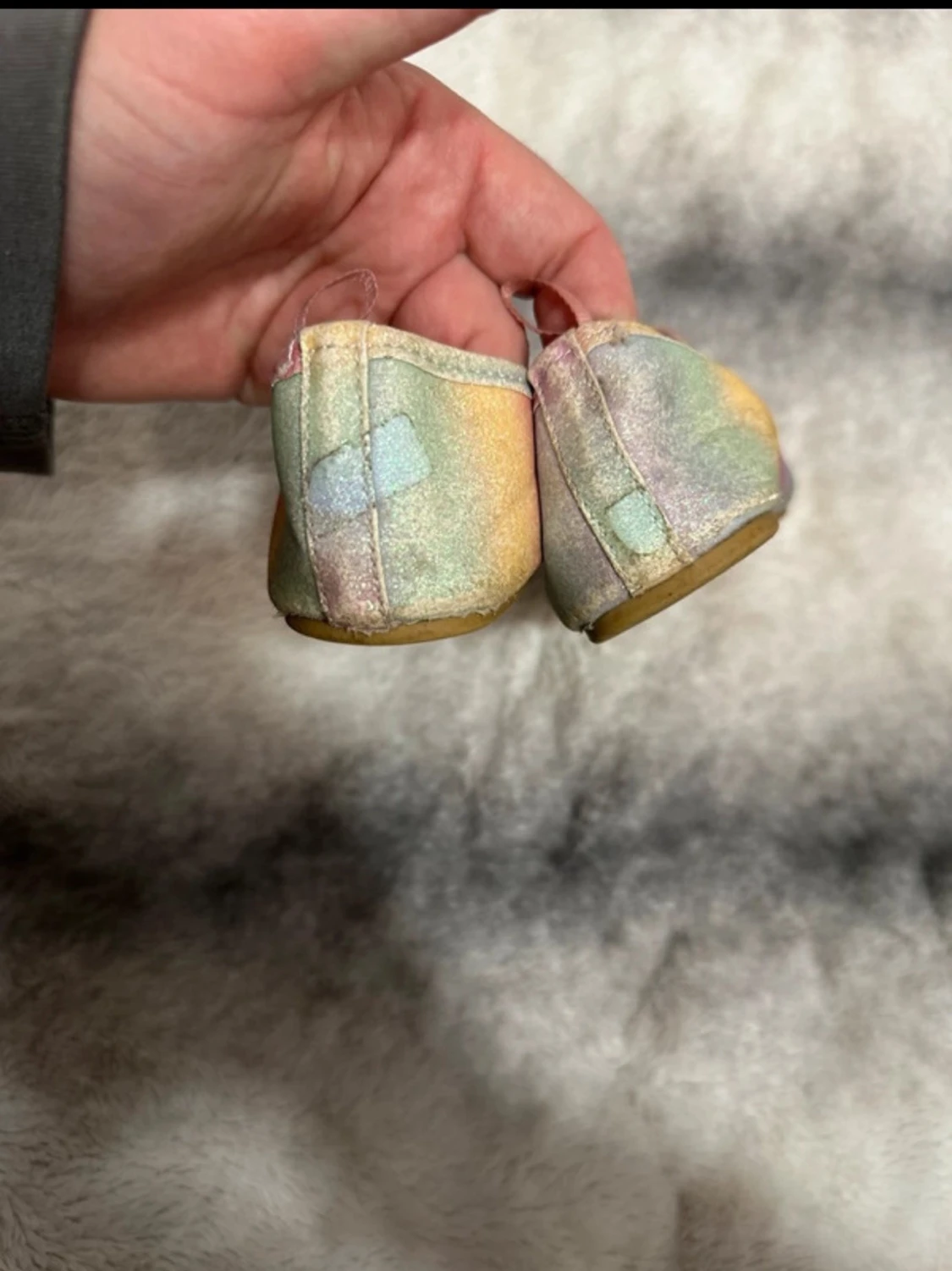 Färgglada ballerinaskor med enhörningsmotiv - 3