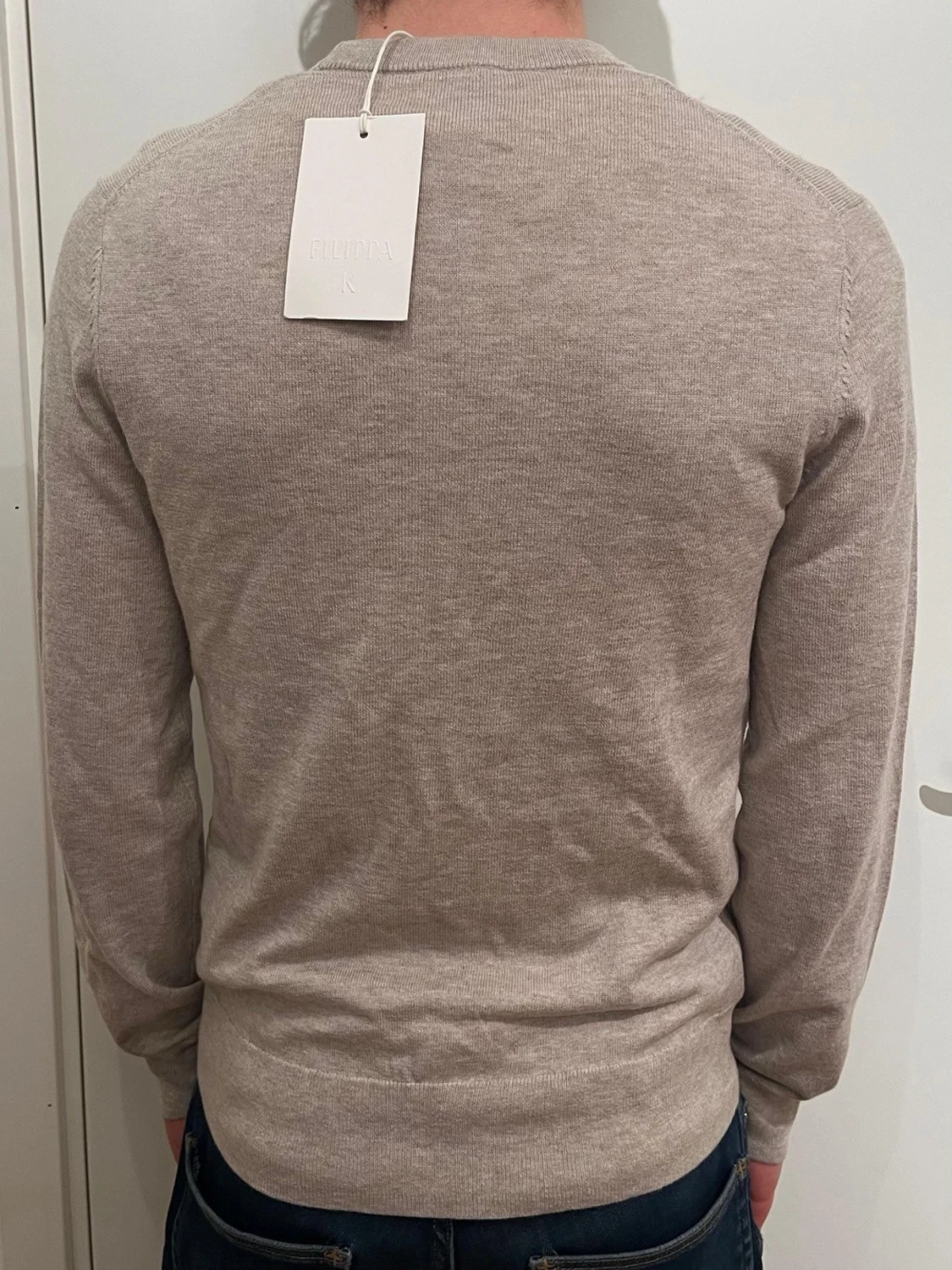 Beige stickad tröja Filippa K XS - 1