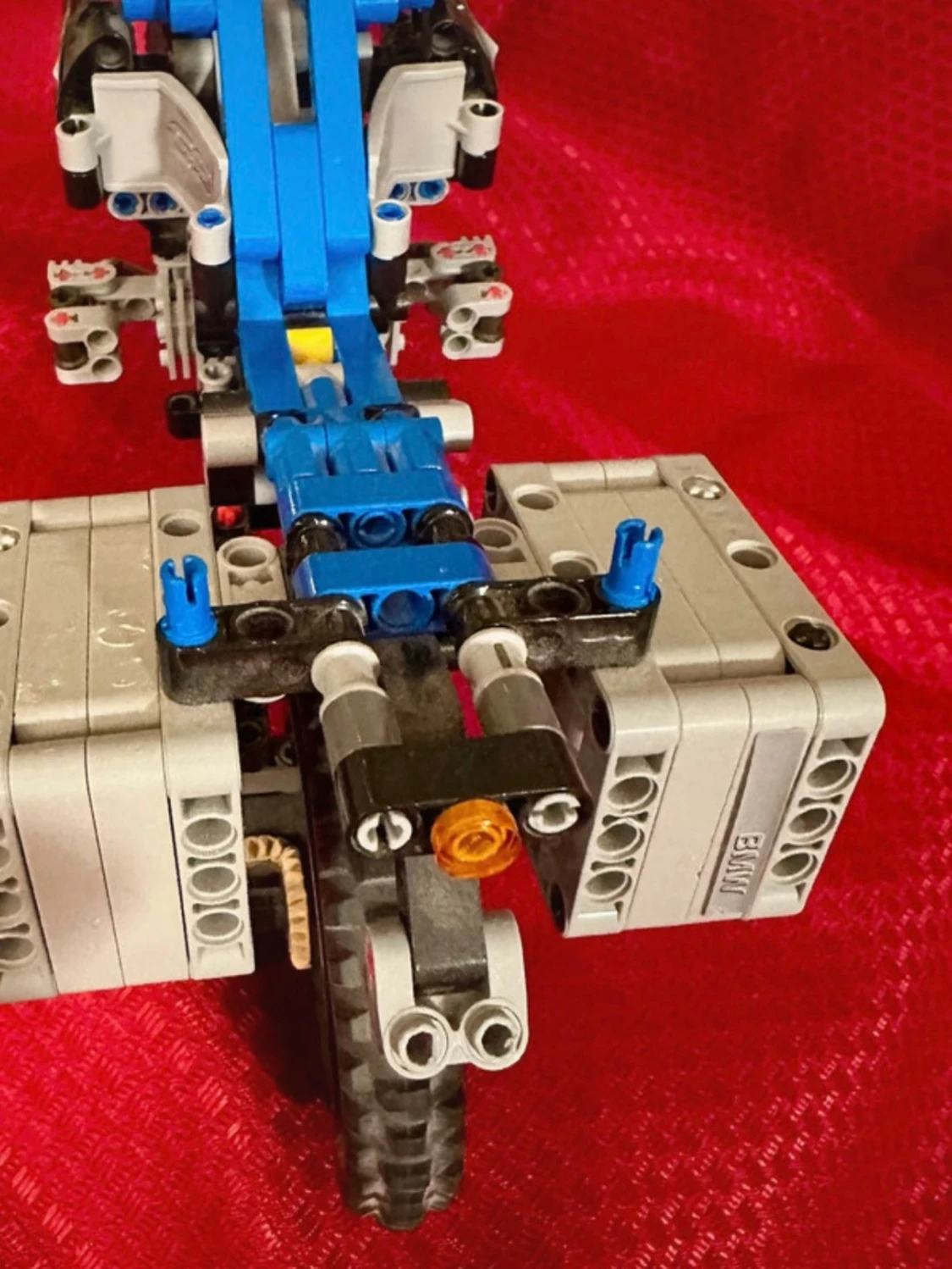 Blå BMW R1200 LEGO Technic motorcykel - 5