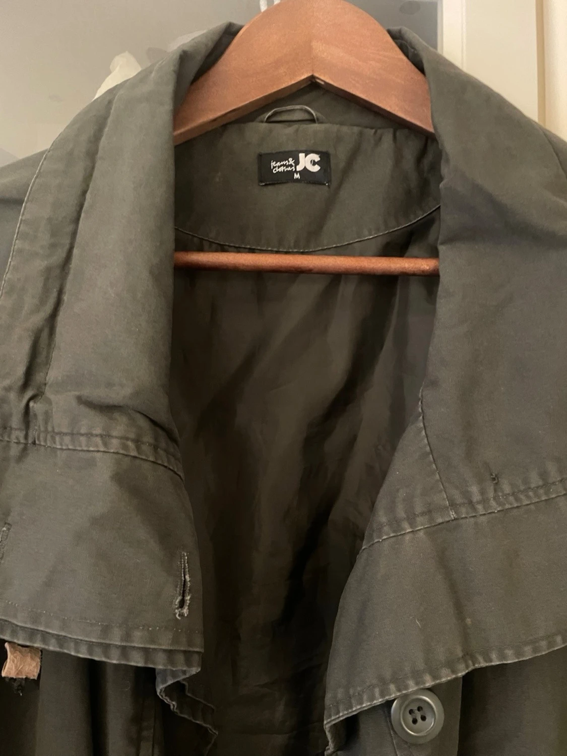 Olivgrön parkajacka från JC - 1