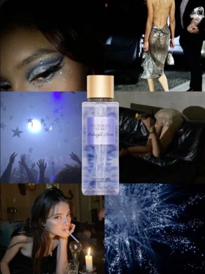 Victoria's Secret Midnight Bloom mist - Oanvänd Bodymist från Victoria secret som jag köpte i Paris i somras! Den luktar supergott men får ingen användning av den då jag redan har min favoritparfym, tror inte den går att köpa i Sverige 🩷