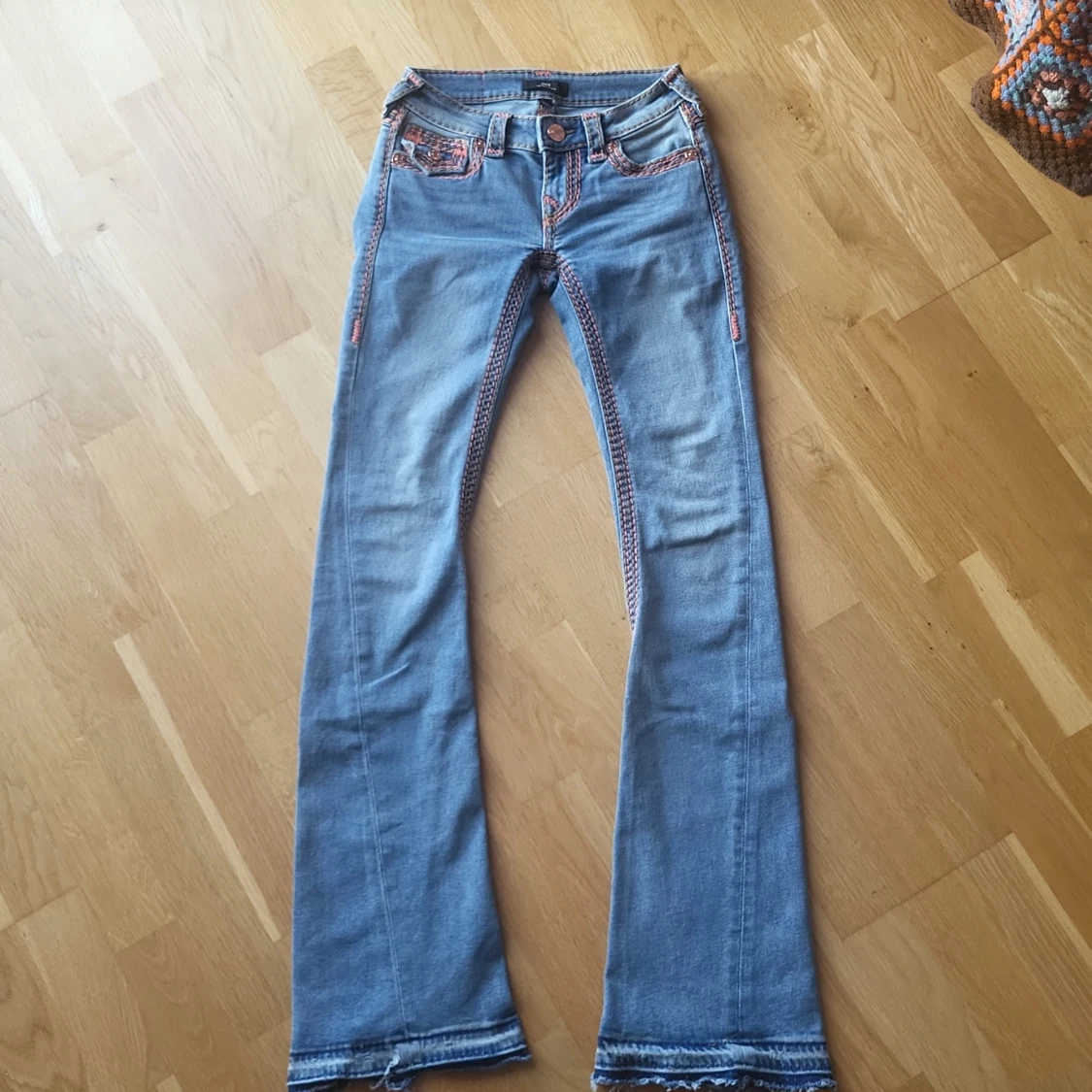 True Religion ljusblå bootcut jeans