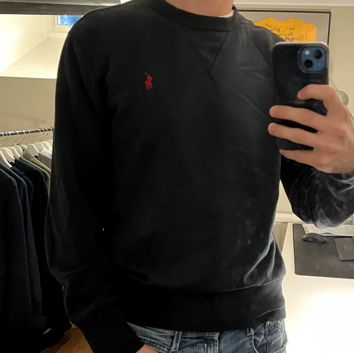 Ralph Lauren tröjor, grå + svart