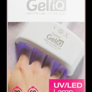 UV lampa - Depend gel iq lampa. Säljer då jag använder en annan lampa. Den funkar perfekt och är knappt använd, texten har försvunnit då jag torkade av den me aciton men lampan funkar fof perfekt💗köpt för 299kr på LYKO💕