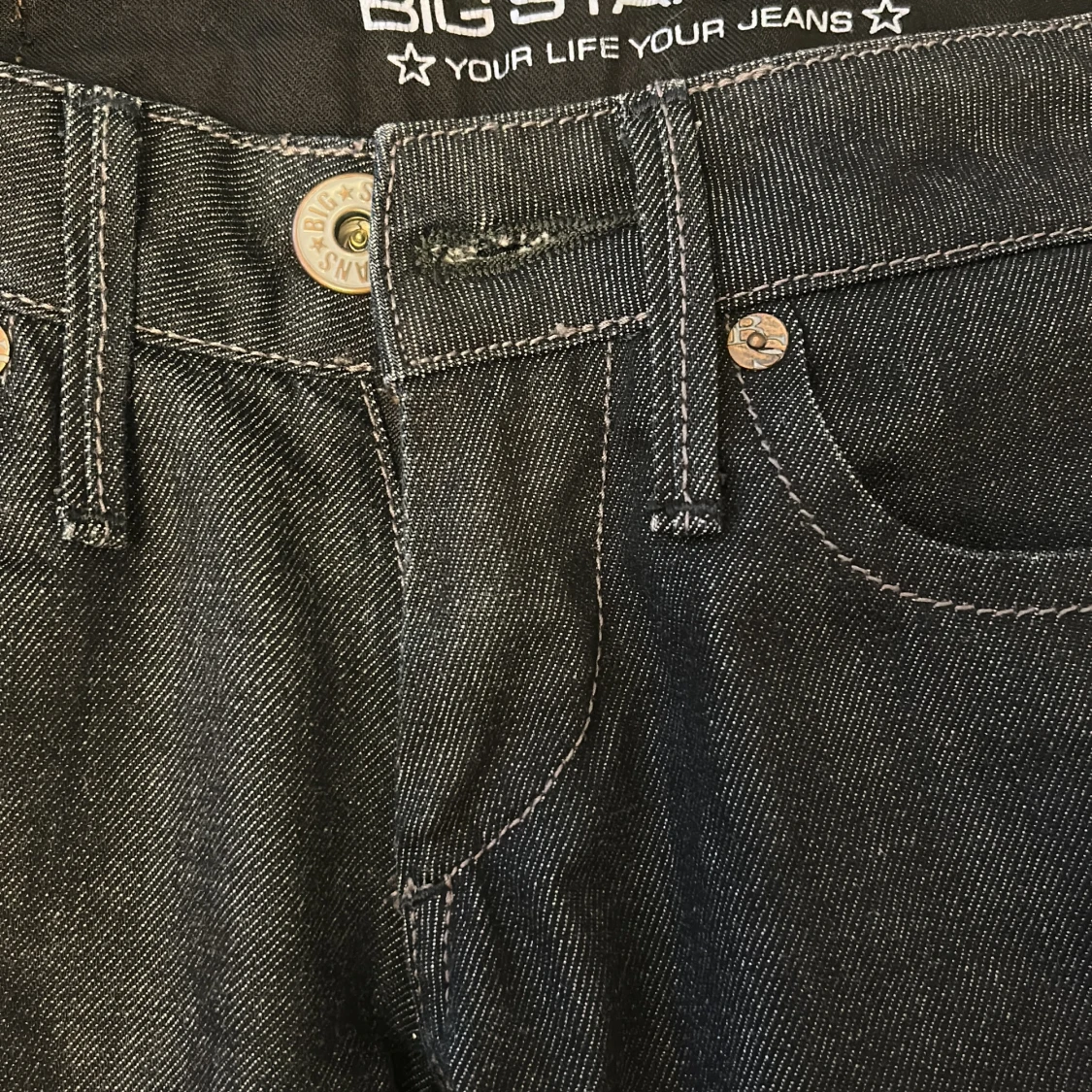 Mörkblå jeans från Big Star Girl - 4