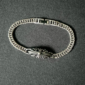 Rockstar Silver Fleur Armband - Cirka 20 cm. Rostfritt stainless steel