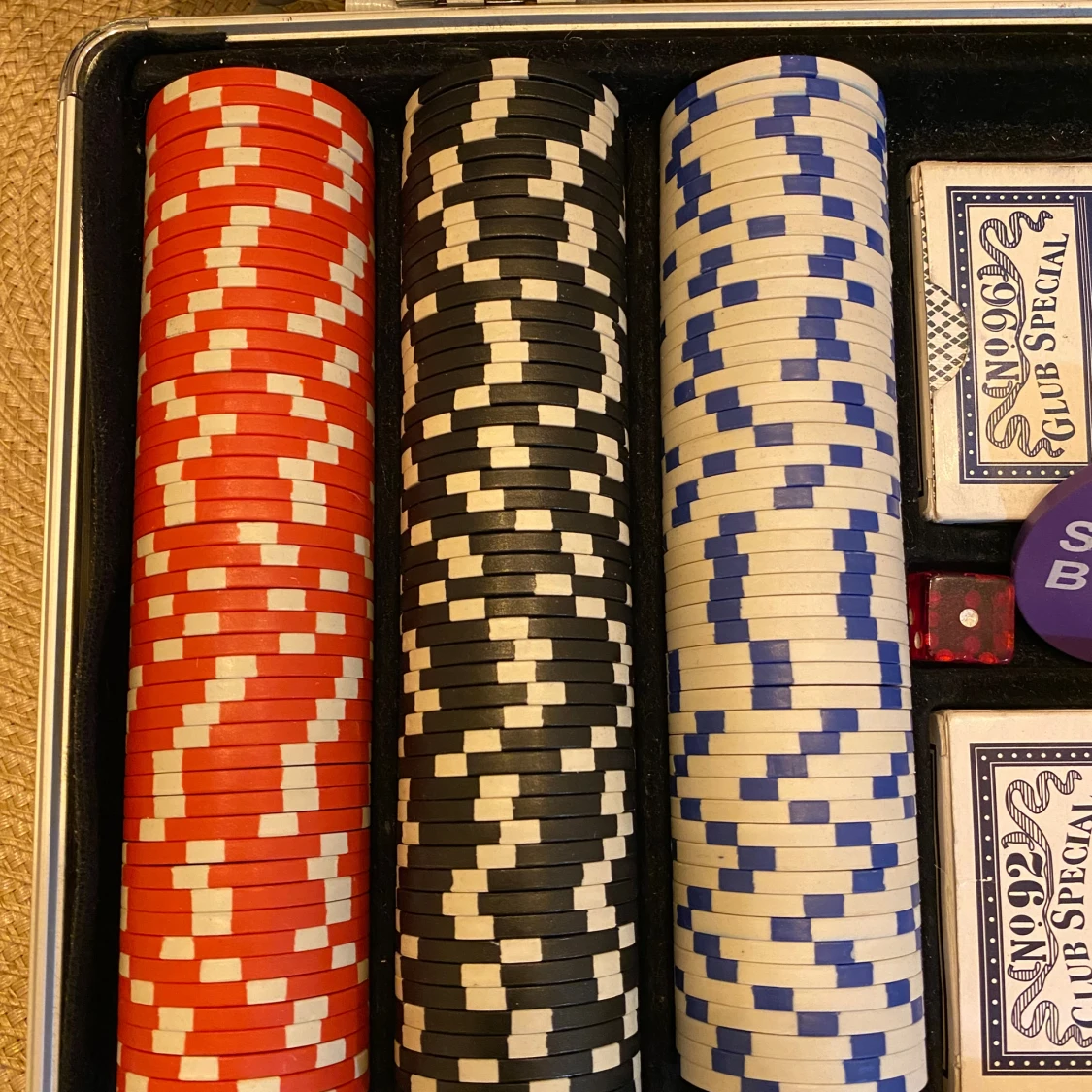 Pokerset med väskan  - 2