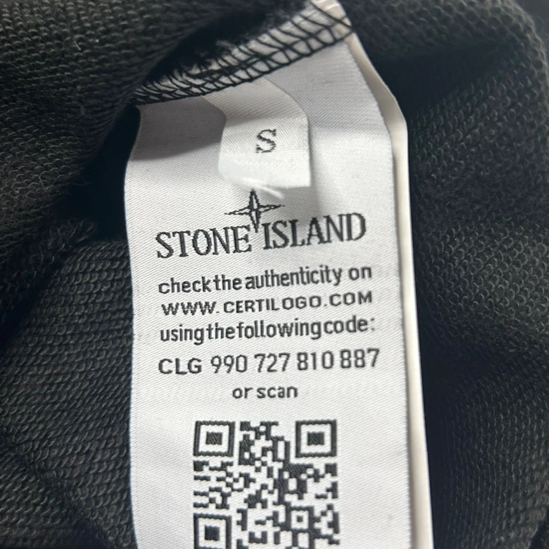 Svart Stone Island sweatshirt  - 3