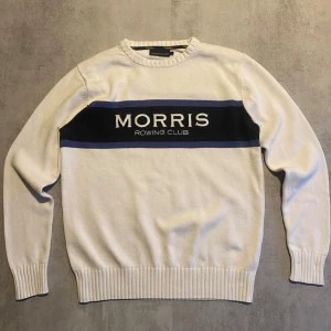 Vit stickad Morris tröja  - Jag Säljer en fet tröja från Morris| skicket på tröjan är bra 8/10  | storlek L | ny pris 2000: mitt pris är 399 | skriv vid frågor och funderingar  