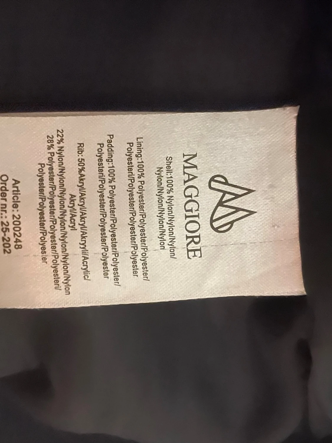 Mörkblå pufferjacka från Maggiore - 3