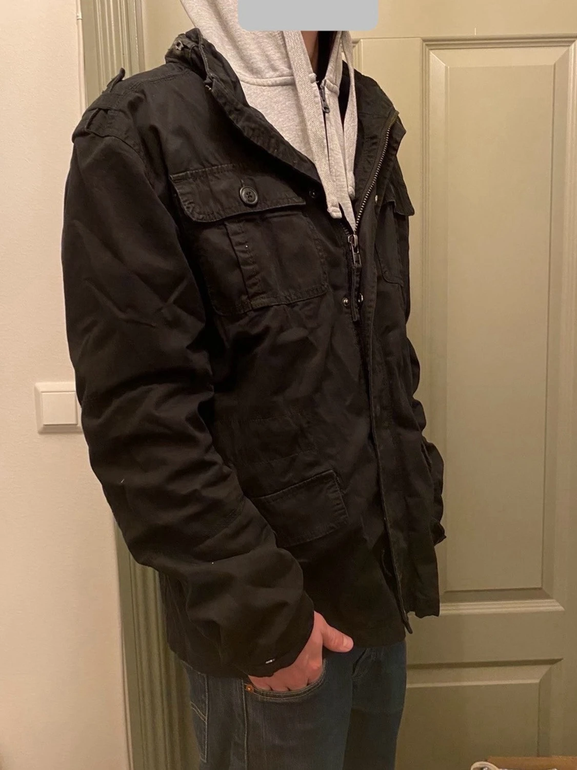Svart fieldjack från Brandit - 2