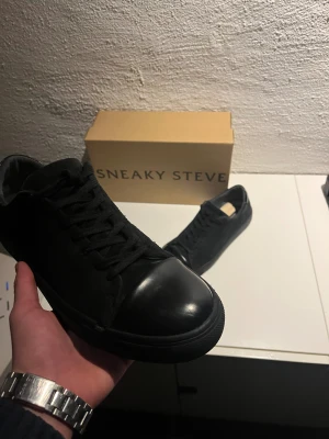 Sneaky steve skor - Ett par riktigt schyssta lanvin liknande skor för en billigare peng! Strl 44 men ska nog passa 43 också. Nypris: 1700kr mitt pris 500! Låda och allt följer med!
