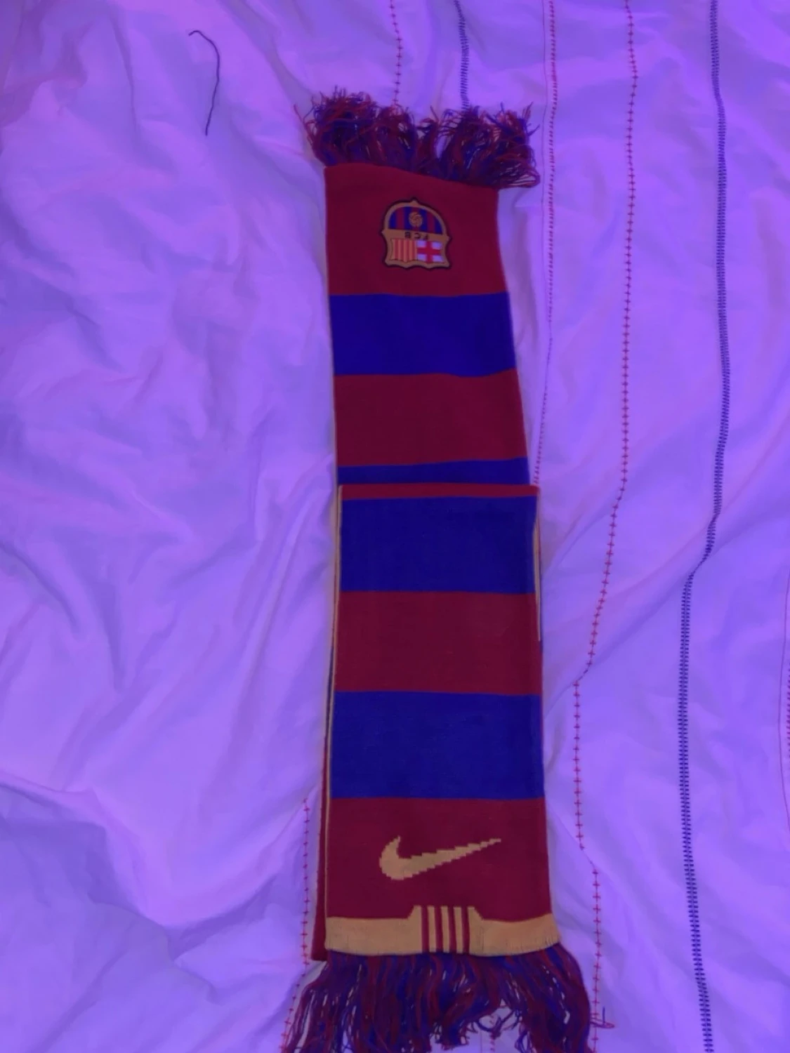 FC Barcelona randig halsduk från Nike
