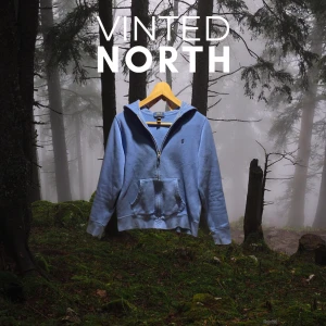 RALPH LAUREN ZIP HOODIE  - blå RALPH LAUREN HOODIE. 