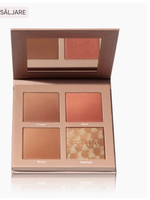 Sminkpalett med bronzer, rouge och highlighter - Säljer denna Caia classy palett pga fel köp. Färgerna passar inte mig. Den är testad en gång. Highlightern har jag testat tre gånger men inser att den inte passar mig. Pris kan absolut diskuteras 