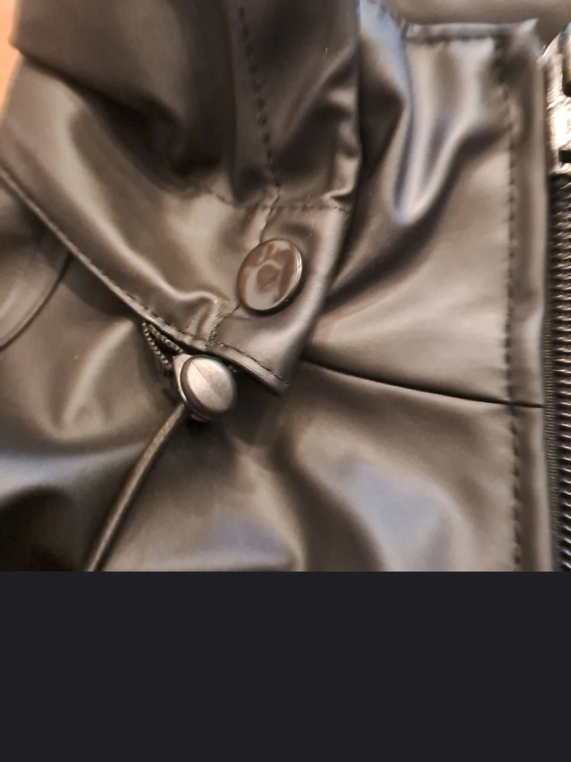 Svart regnjacka med huva från Jobman - 5