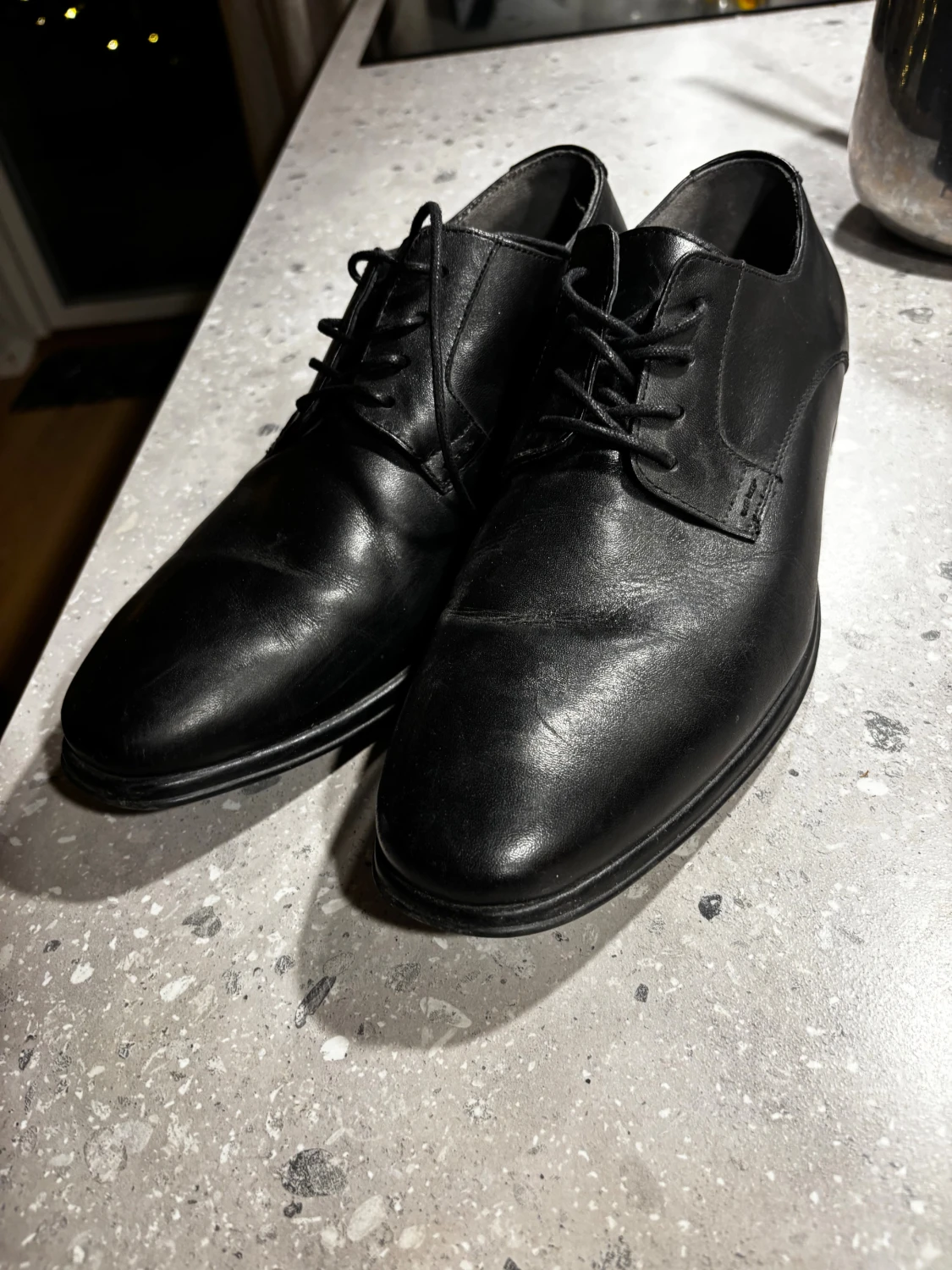 Svarta kostym - skinnskor från Zeus - 2