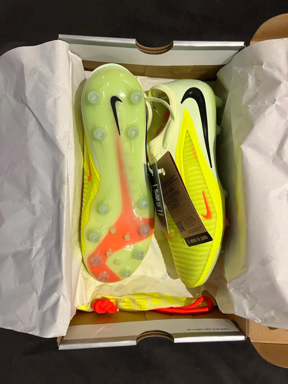Nike Phantom AG fotbollsskor gul - 1
