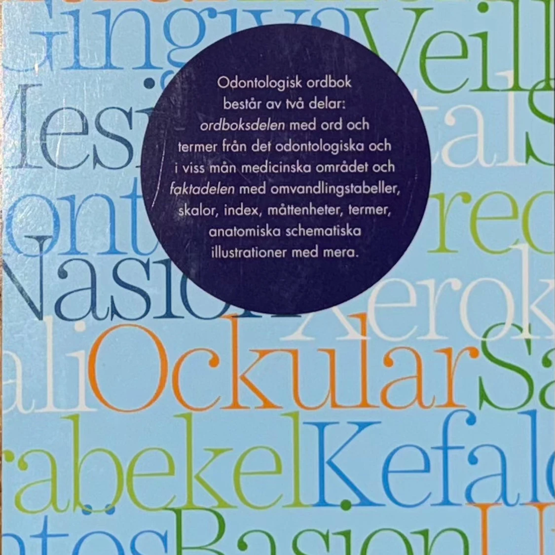 Odontologisk ordbok - 1