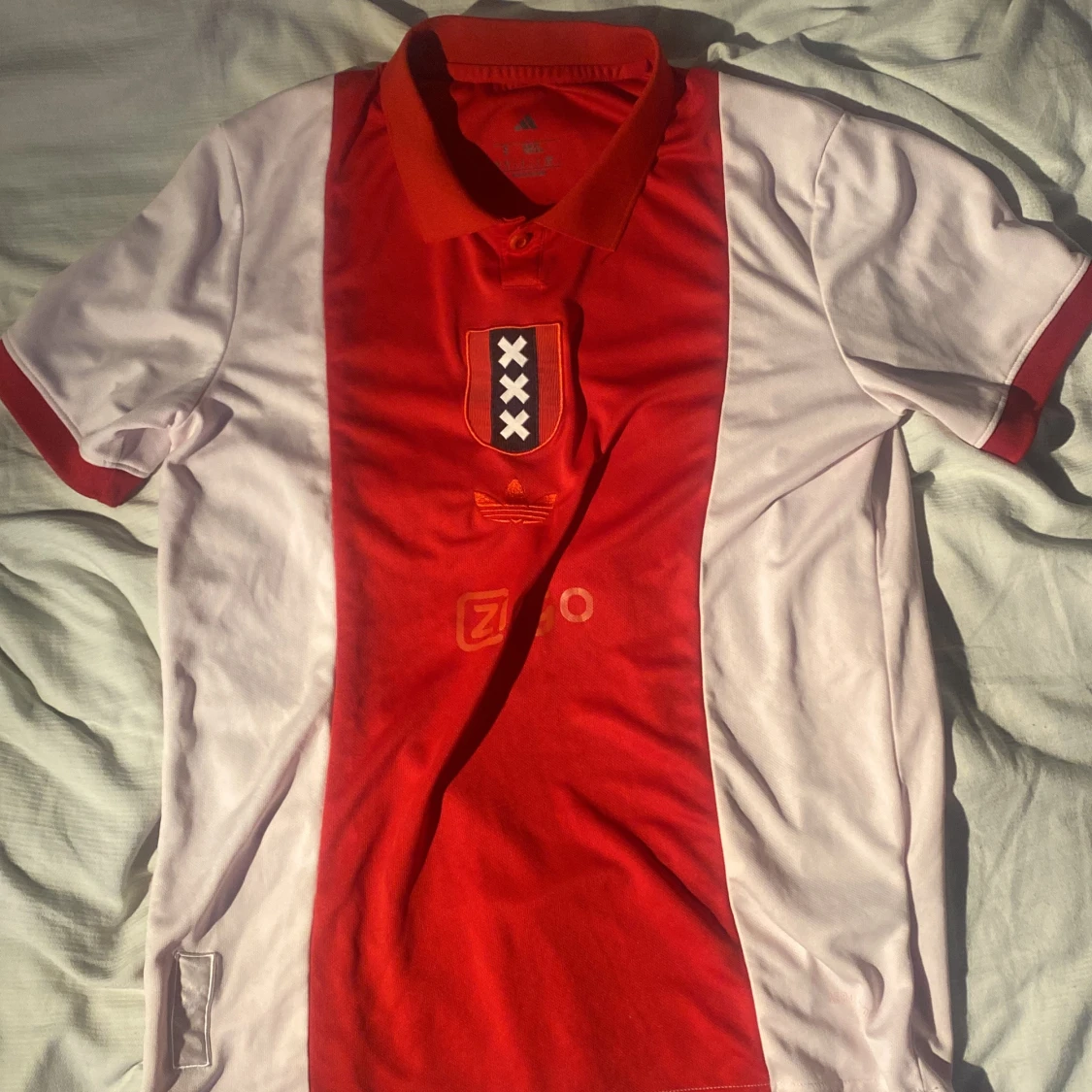 Ajax fotbollströja Adidas röd/vit S