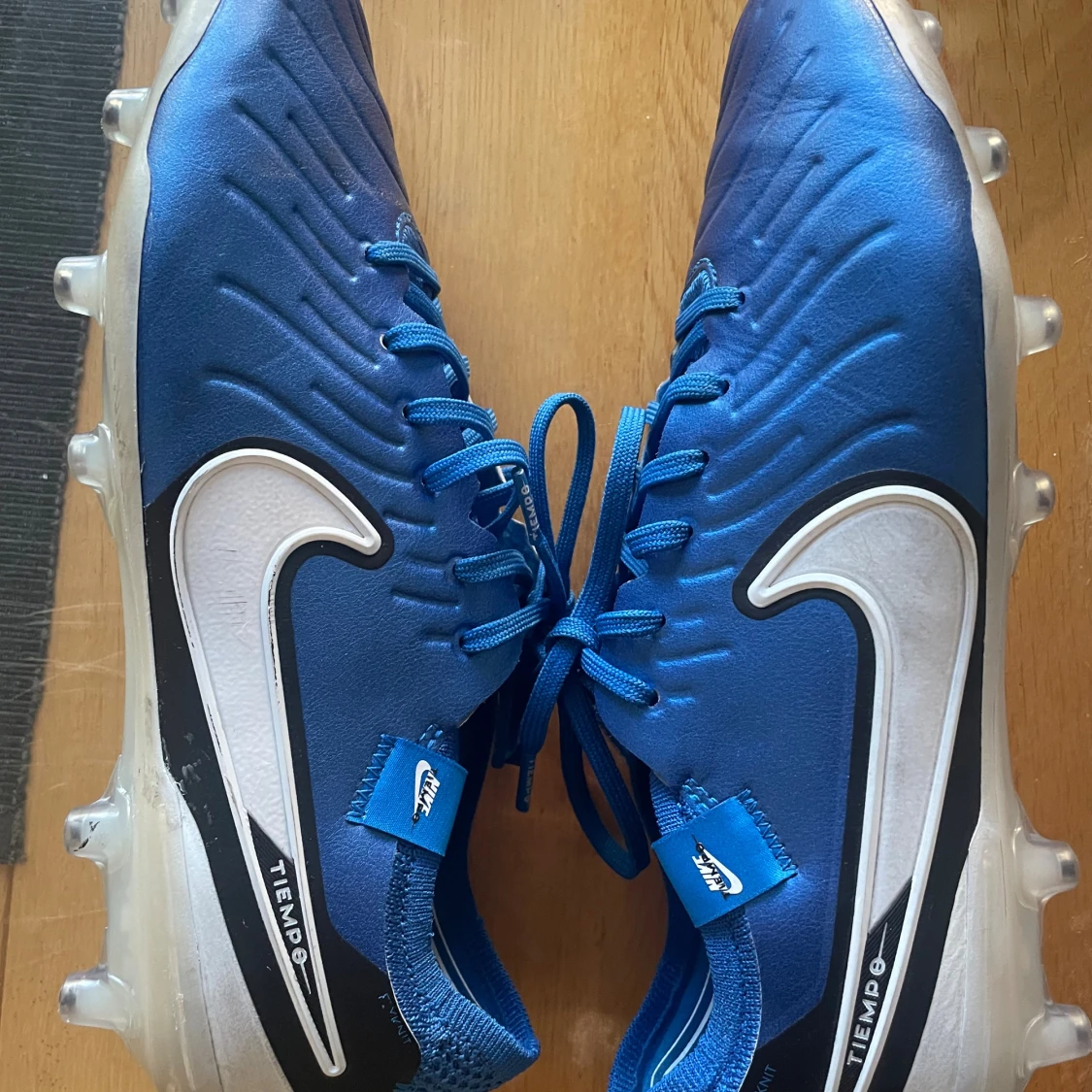 Nike Tiempo blå fotbollsskor - 2
