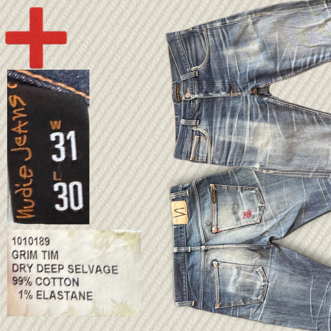 Nudie Jeans Grim Tim Dry Deep Selvedge - 2