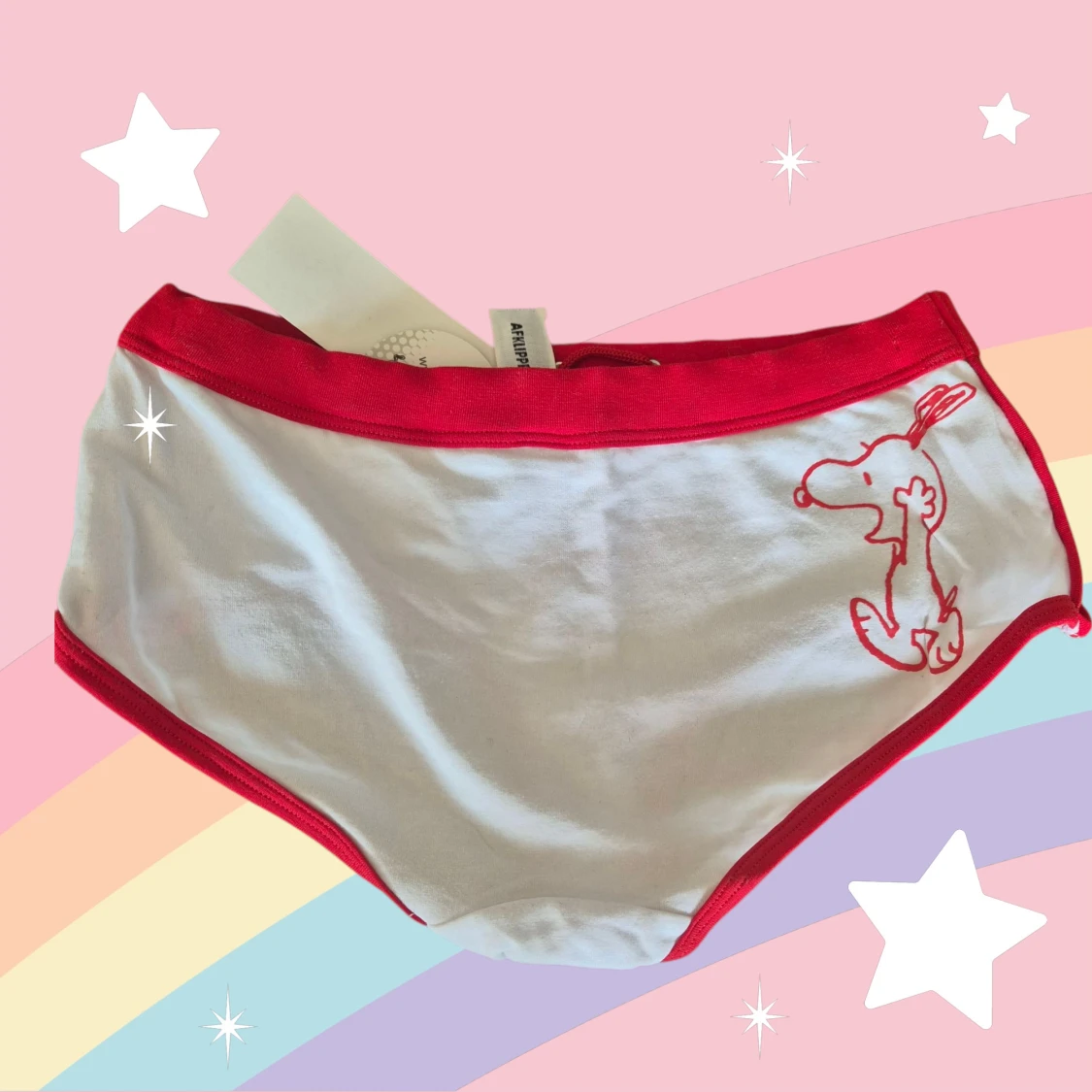 Snoopy hipster med röd kant XS - 1