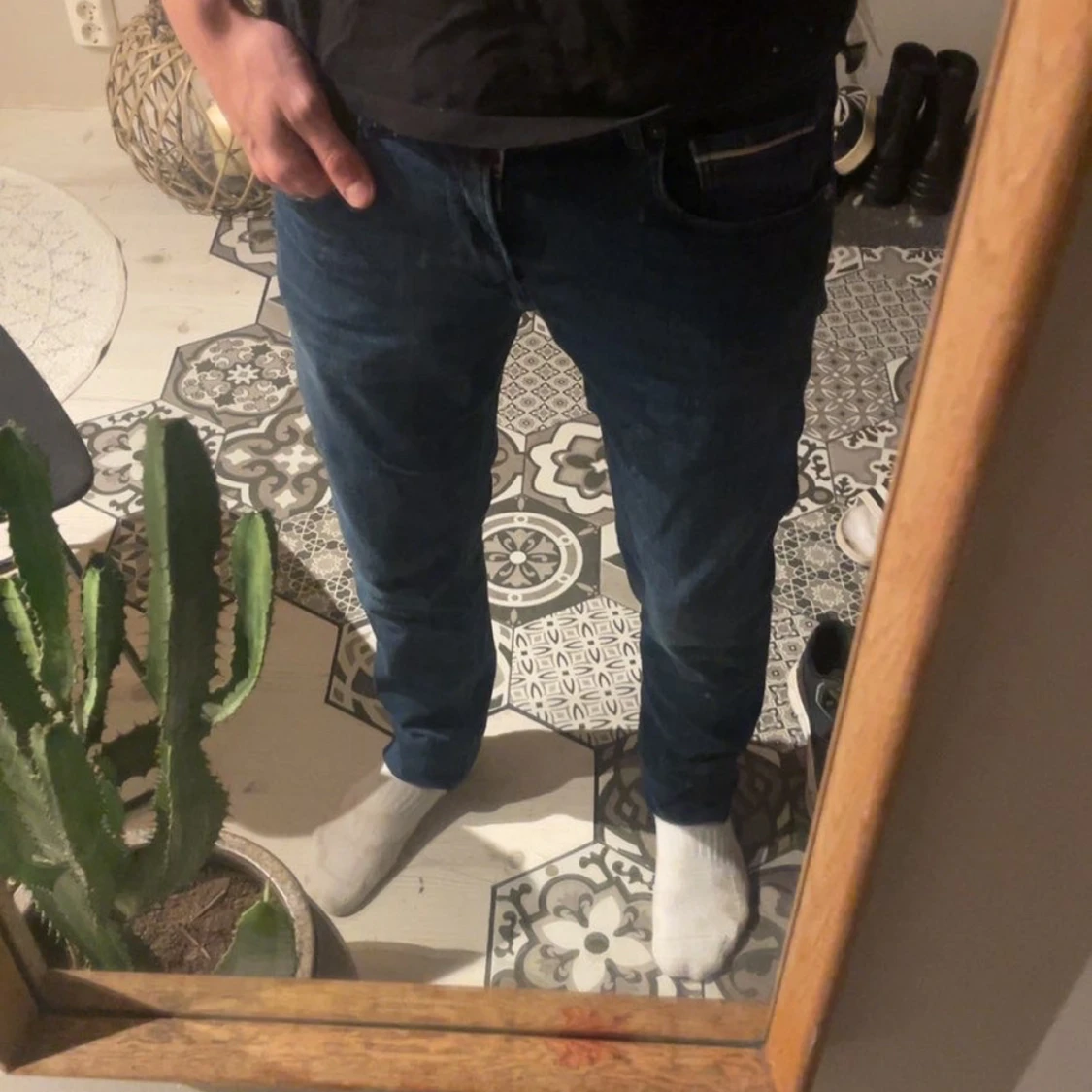 Replay Grover jeans i mörkblå denim - 1