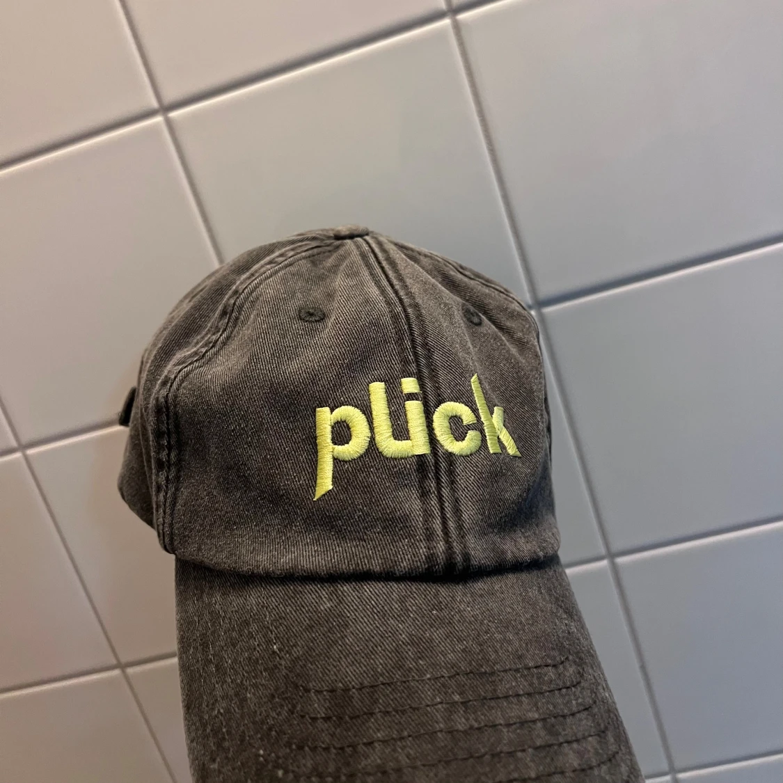 Faded Grey Plick Cotton Cap