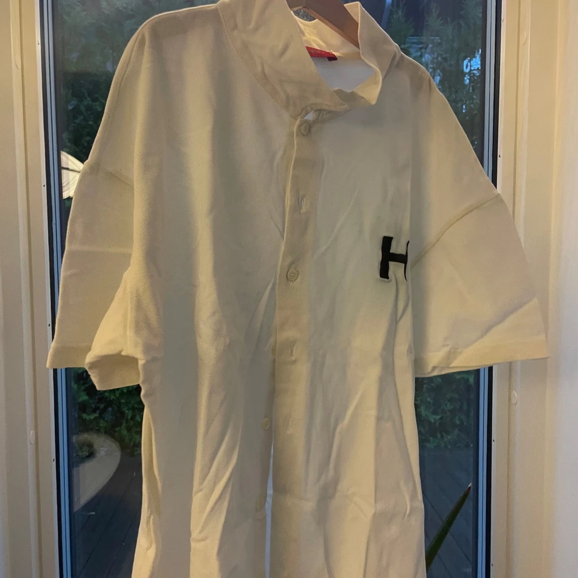 Vit kortärmad skjorta från Hugo Boss - 1